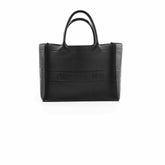 Christian Dior Medium Leather Book Tote Black